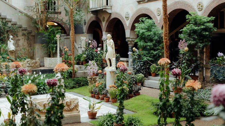 Enjoy a tropical oasis at the Isabella Stewart Gardner Museum