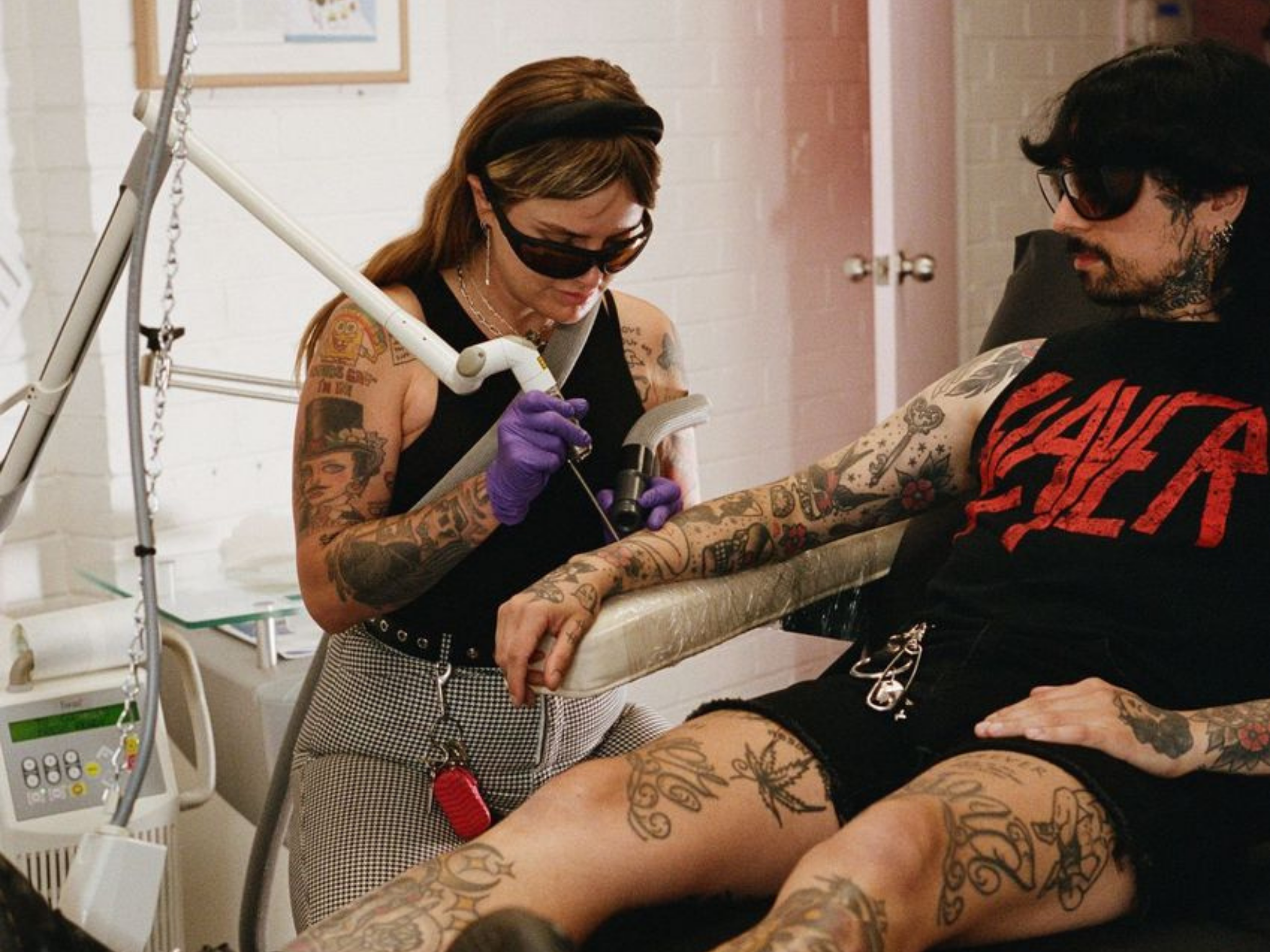 Get your unwanted tattoos removed at Lazer Erazer in Collingwood, Melbourne