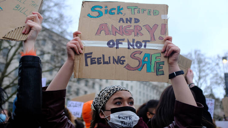 Sisters Uncut protest