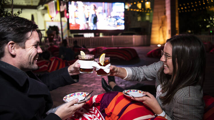 Watch Christmas flicks under the stars at Laneway Cinema