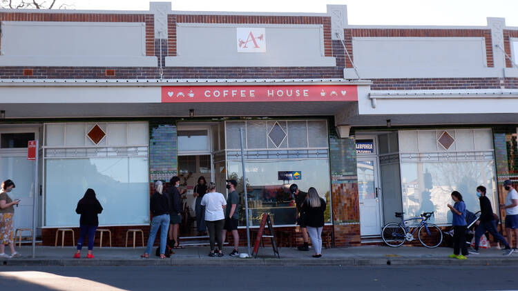 The exterior of the Ashfield Apothecary