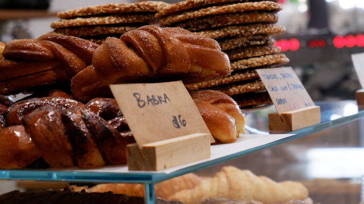 A pile of fresh pastries at the Ashfield Apothecary