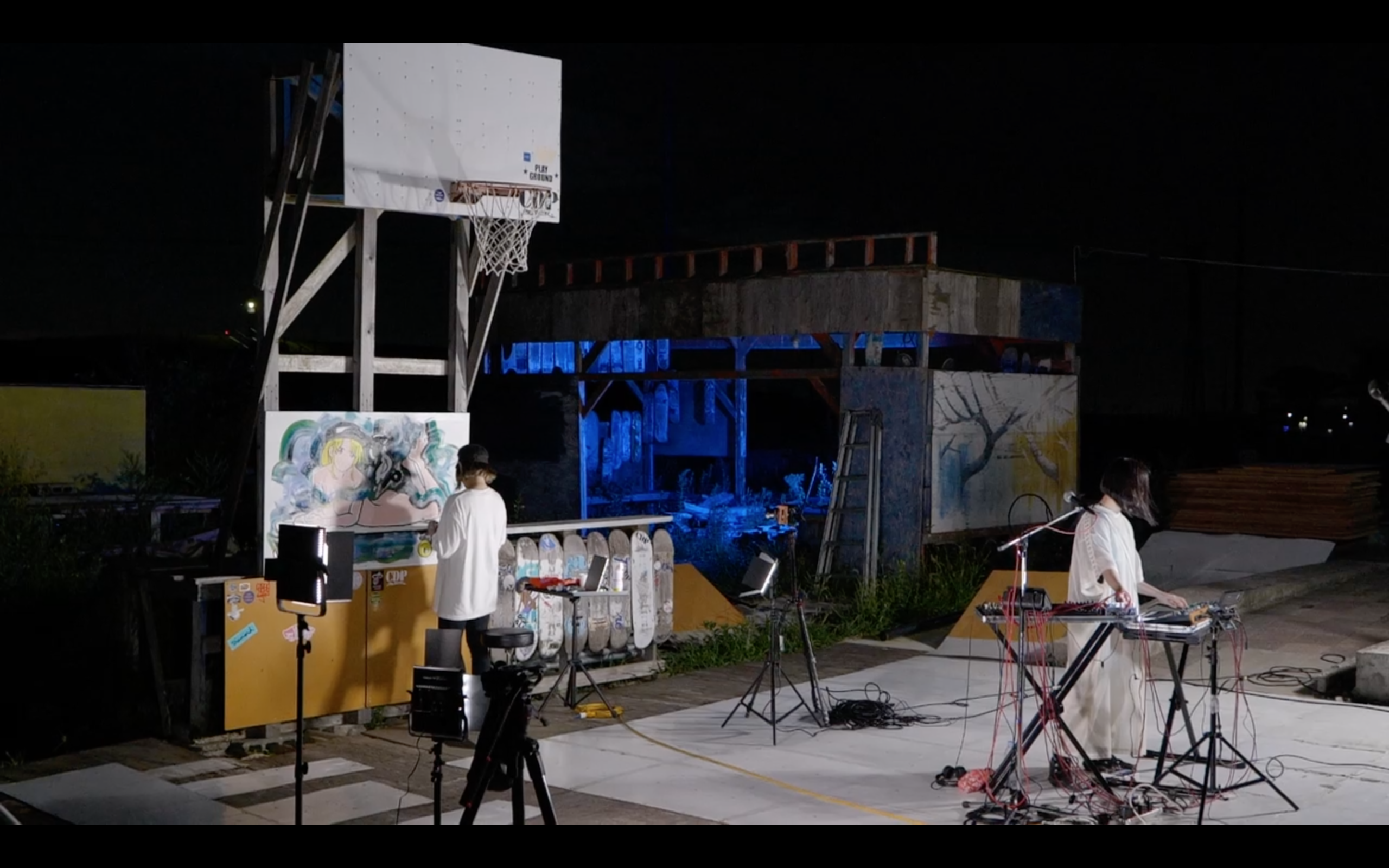 映像作品『‘Nami Sato World Sketch Monologue online release party in CDP’ Special Edit Archive Video』から