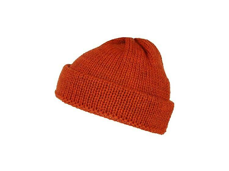 Short fisherman’s English wool beanie hat, Highland 2000