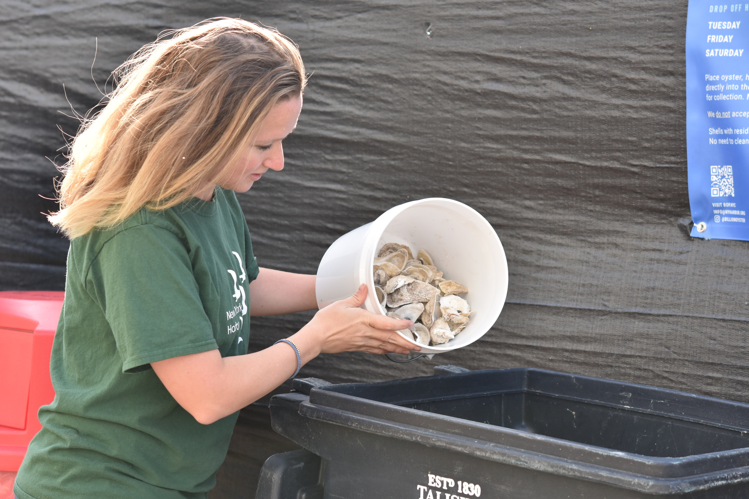 Billion Oyster Project has a new public shell collection center in Williamsburg