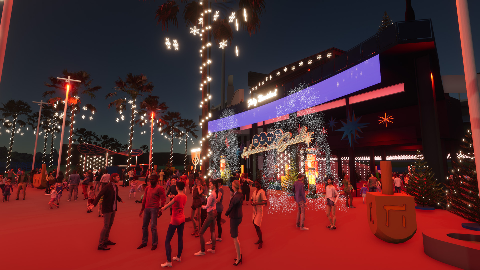 Dodgers Holiday Festival brings an ice skating rink to the outfield