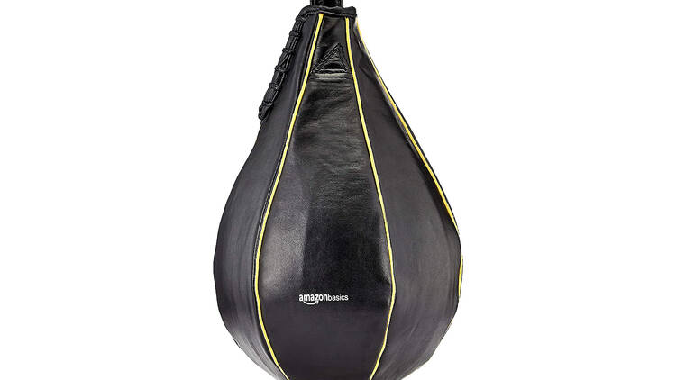 Amazon Basics Speed Bag with Yellow Trimmer