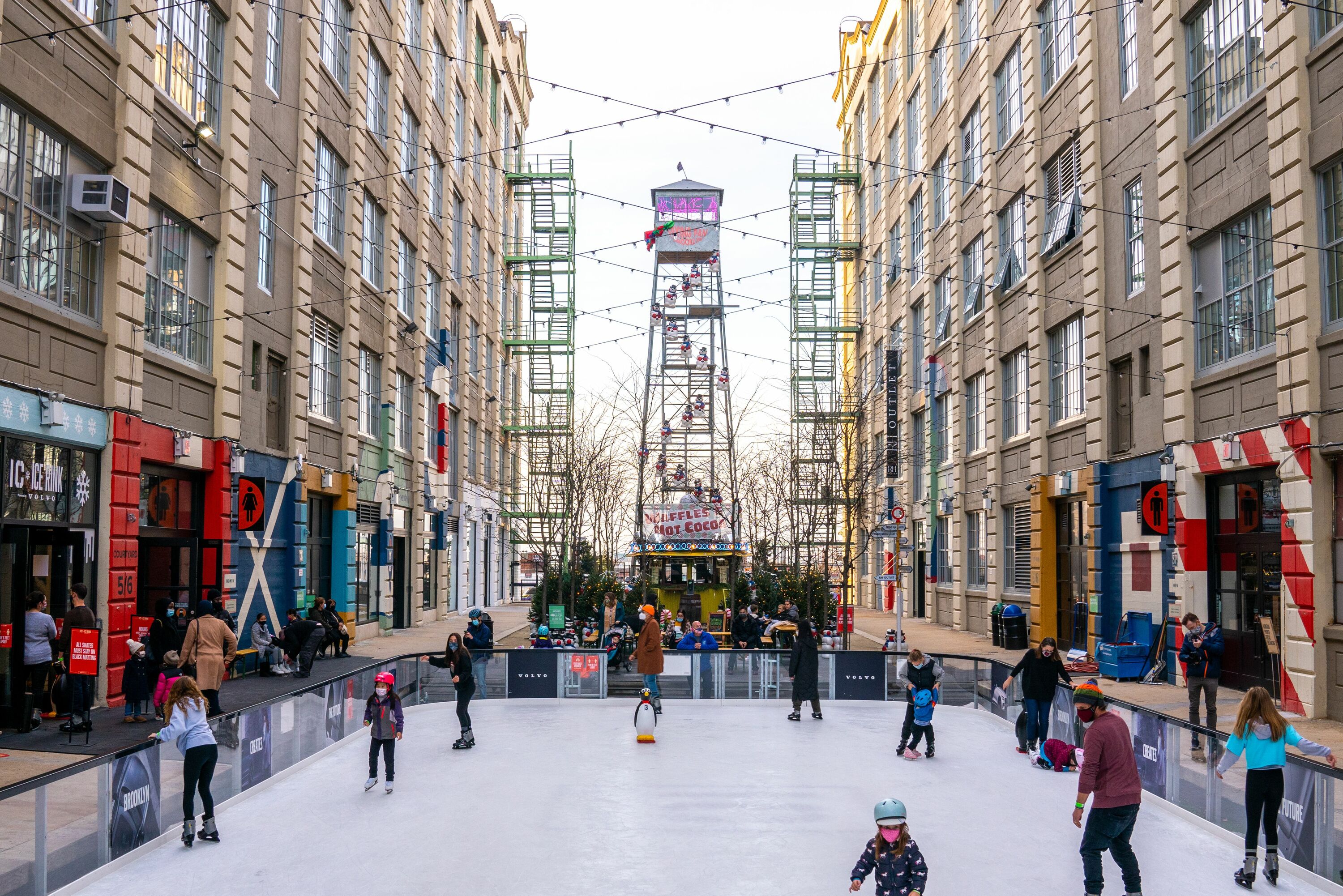 Ice Skating on the Plaza - by Whole Foods - The Bridge