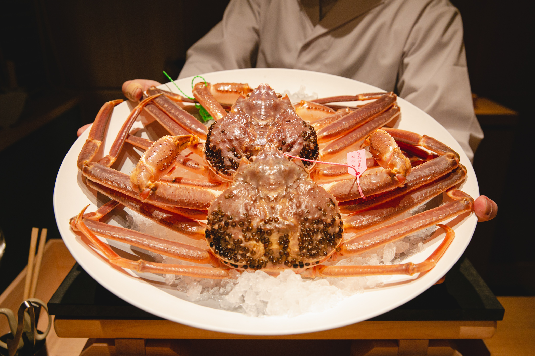 ふるさと納税　毛がに約500g×2尾　カニ　射水市　富山産