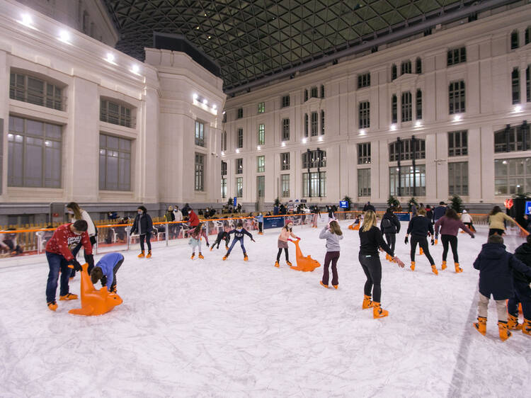 Patinar en Cibeles