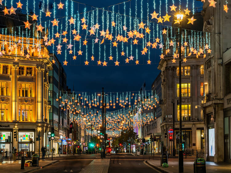 The West End’s Christmas lights switch-on was the largest in the world