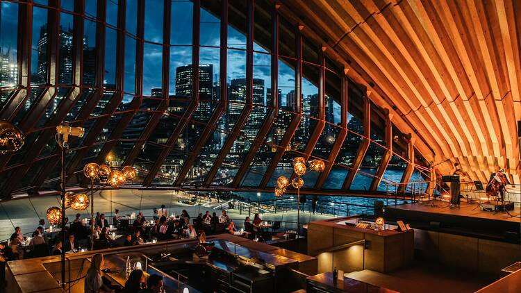 Bennelong restaurant in the Sydney Opera House