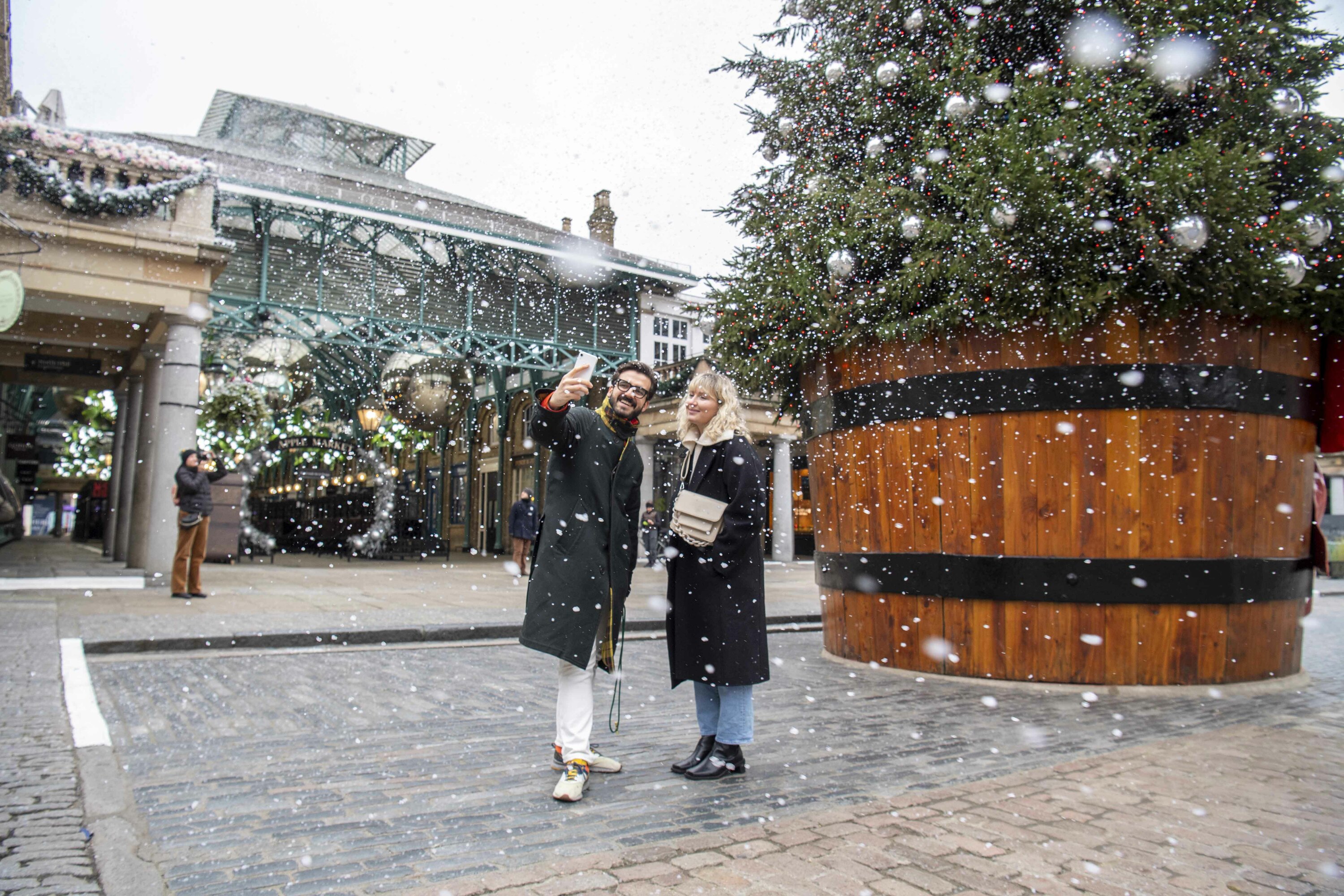 Delightful dining bubbles have popped up overnight at Covent Garden’s Christmas forest