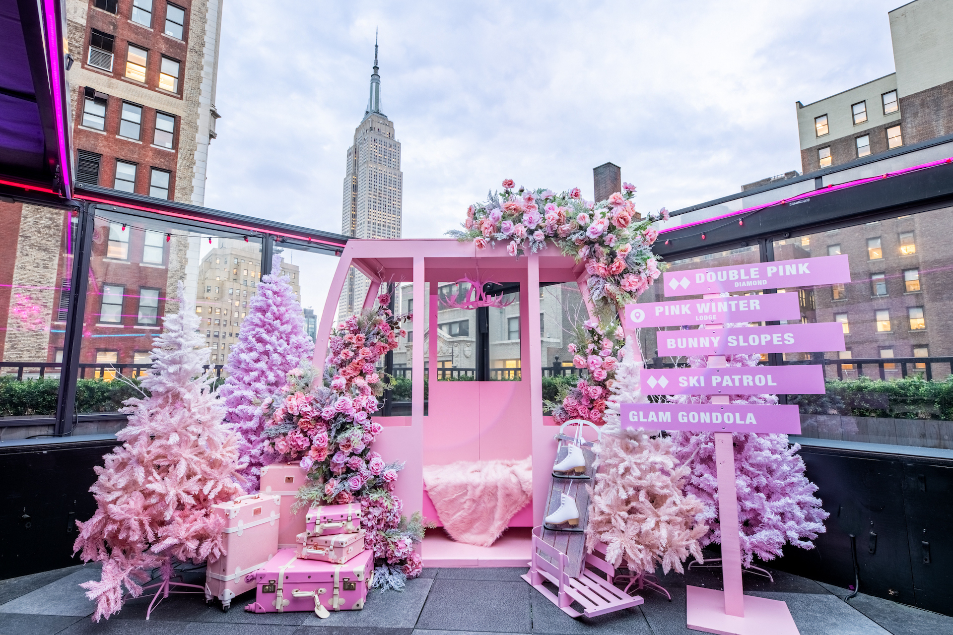 Magic Hour’s new holiday pop-up is an après-ski vision in glitter and pink