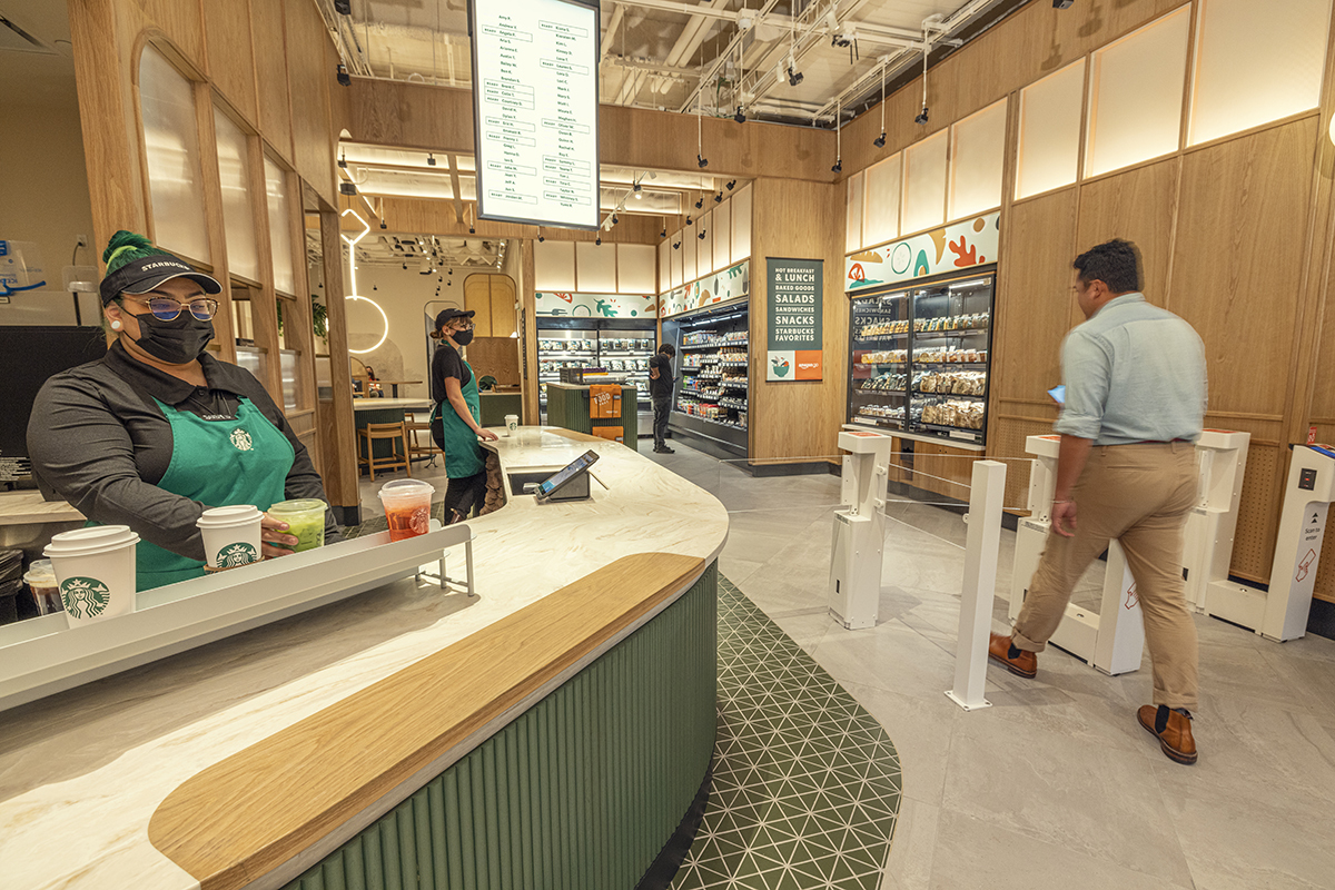 The first-ever cashierless Starbucks is now open in NYC