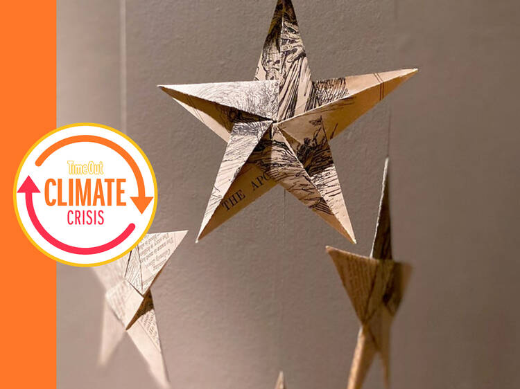 Sustainable star decoration