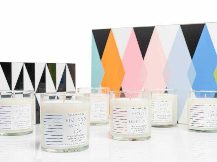 A warming scent from Sky Candle Co.