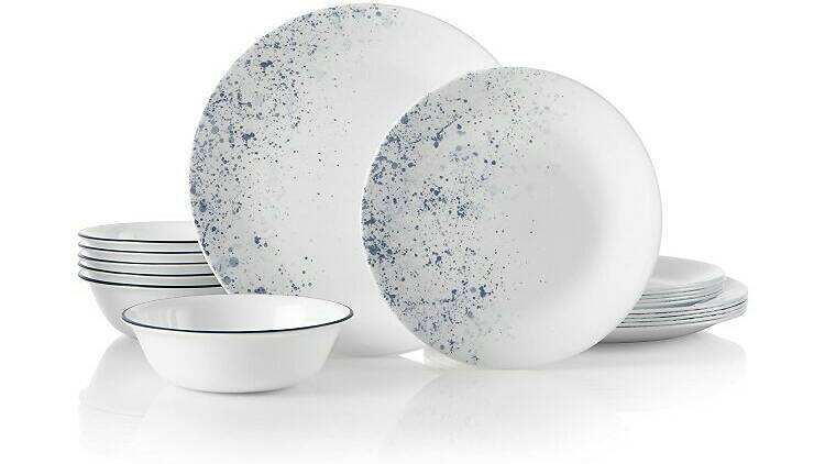 Corelle Indigo Speckle 18-piece Dinner Set, £69.99 (was £89.99)