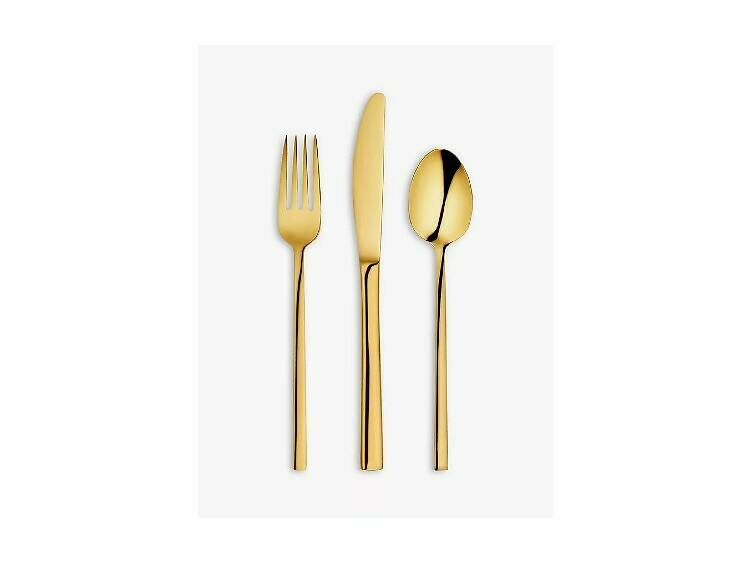 Edge Cutlery Set, gold (two place settings), £20