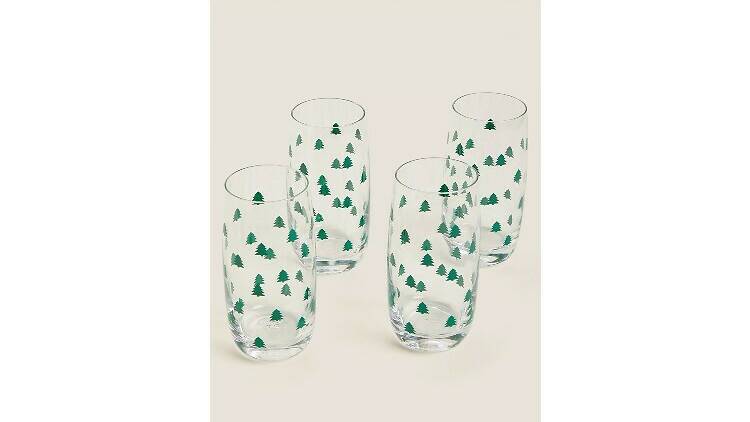 Christmas Tree Highball Glasses (set of four), £9.60