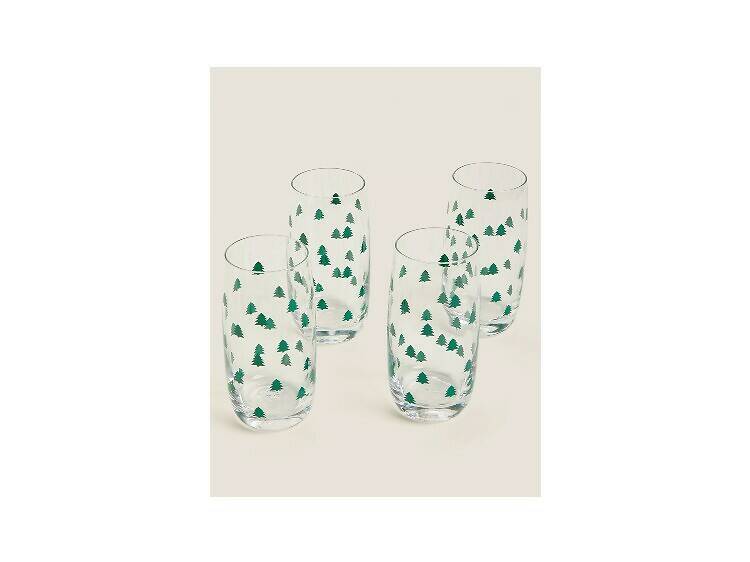 Christmas Tree Highball Glasses (set of four), £9.60