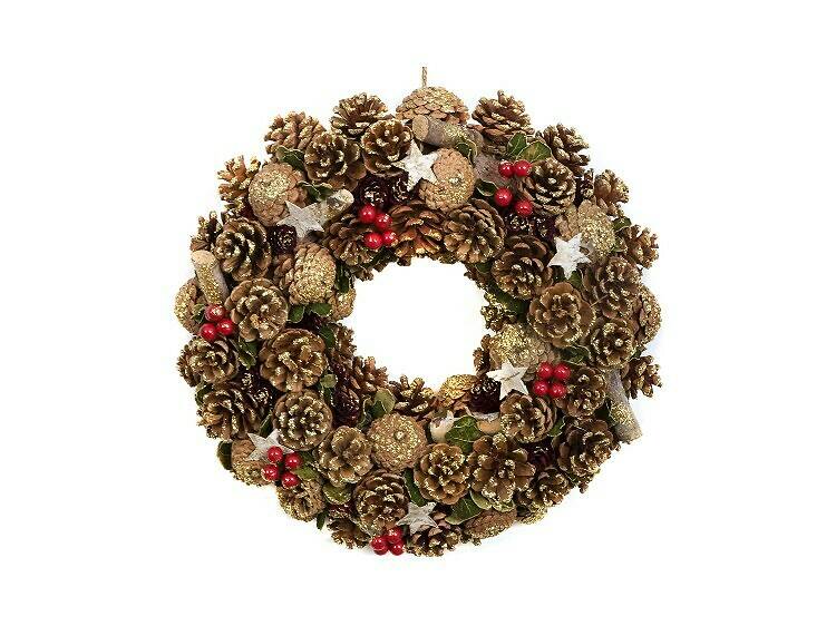 GreenBrokers Premium Quality Christmas Hanging Wreath, £29.60