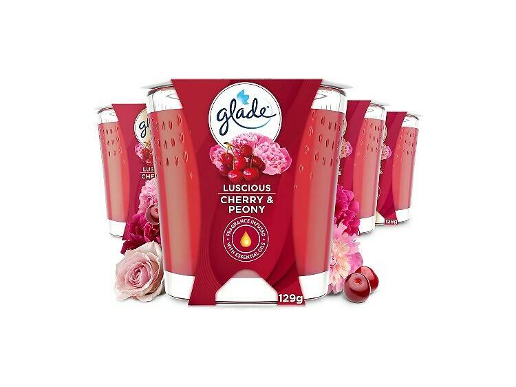 Glade Jar Candle, Cherry & Peony (pack of four), £10.67 (was £14.26)