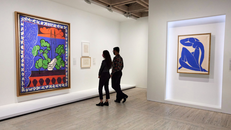 Installation view of ‘ Matisse: Life & Spirit Masterpieces fro m the Centre Pompidou, Paris’ exhibition, on display at the Art Gallery of New South Wales