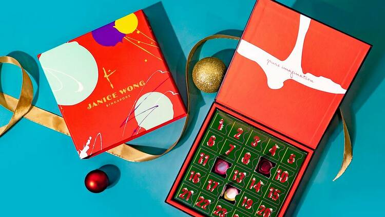 Janice Wong Advent Calendar Christmas Chocolate Box of 25 ($98)