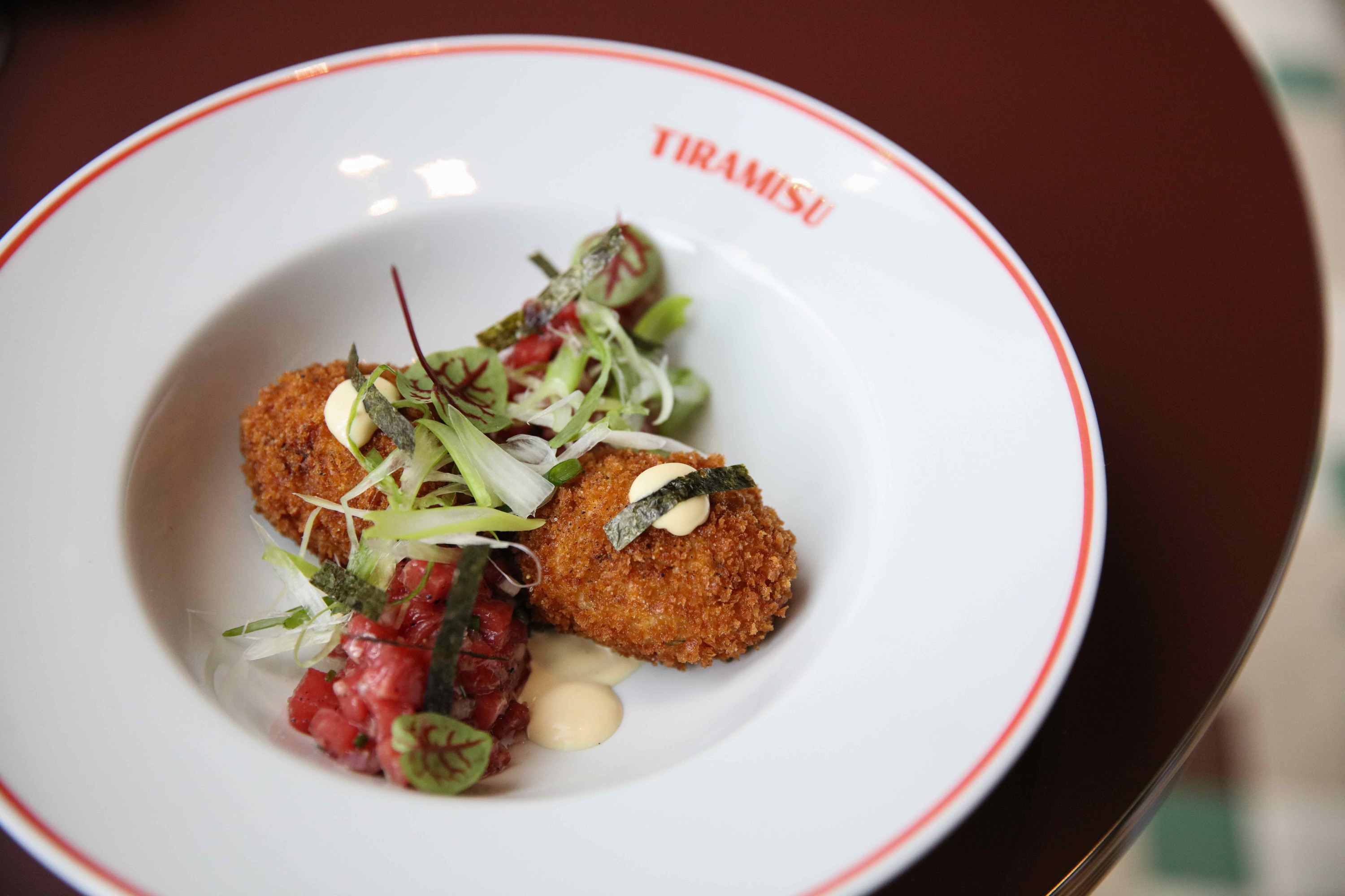 Sushi Arancini, Tiramisu