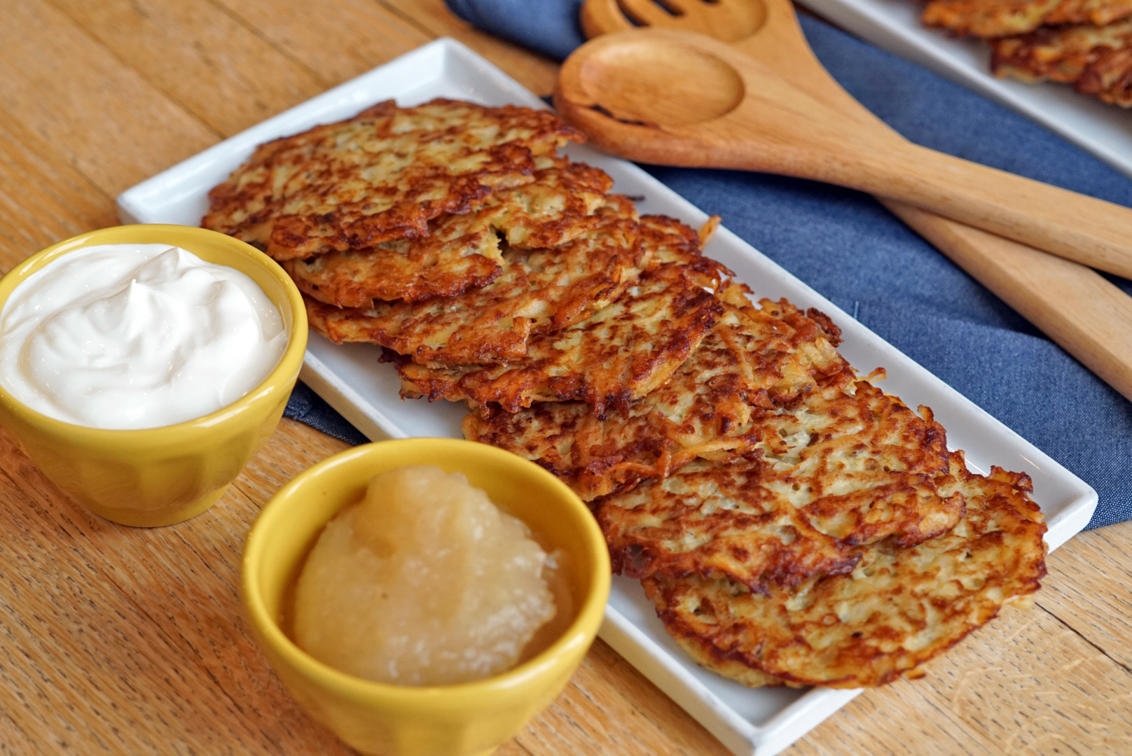 Latkes at Huckleberry Santa Monica