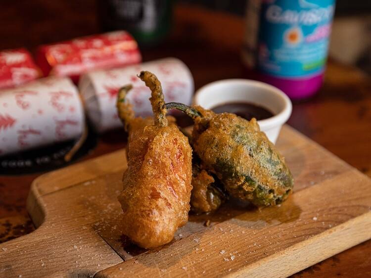 Stitch Bar’s spicy jalapeño poppers