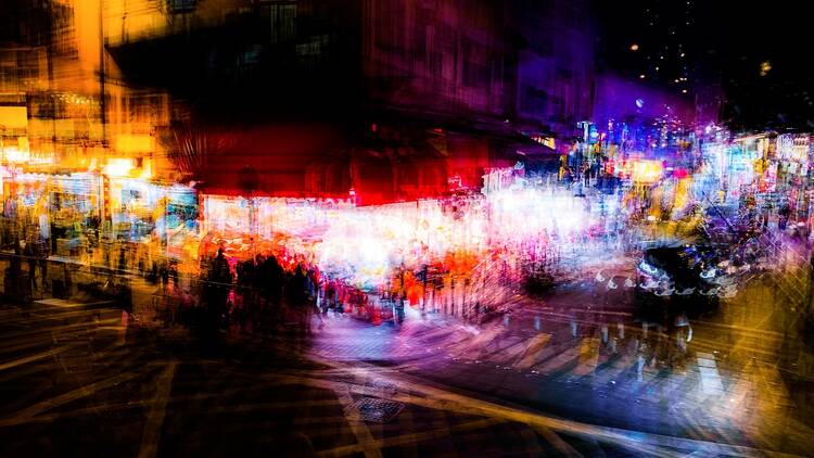 Cathay Camera Club/Andrea Bartolucci – Street corner multiple exposure