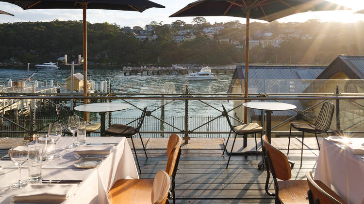 The deck at Ripples, Chowder Bay