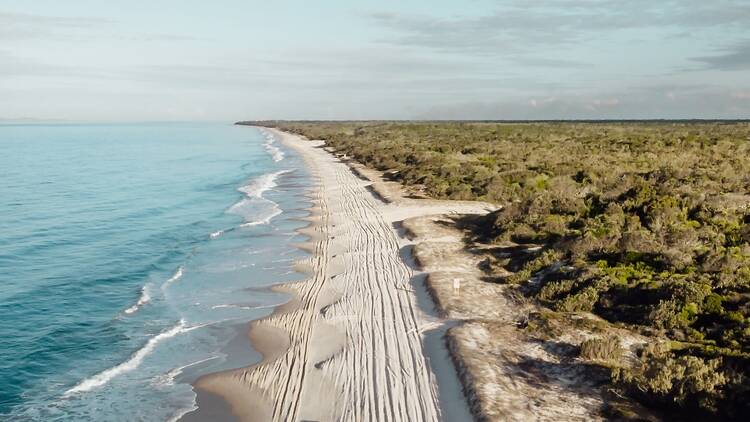 For a family trip: Bribie Island