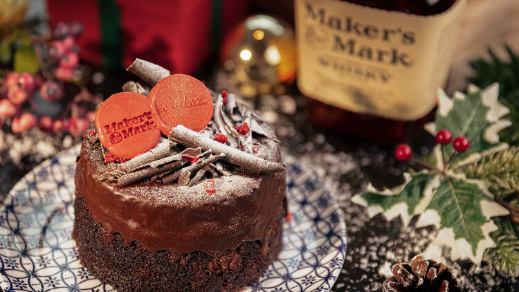 Sink into decadent whisky mud cake at Andaz