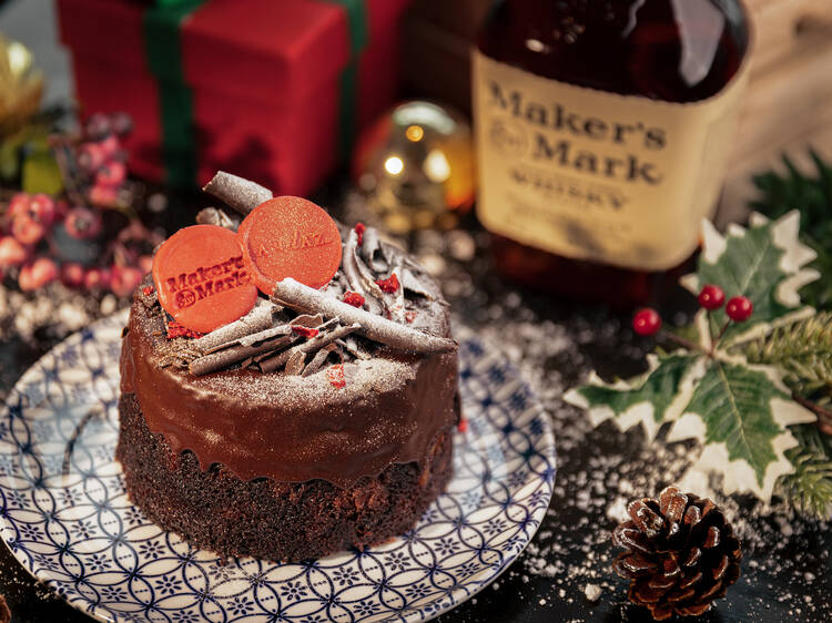 Sink into decadent whisky mud cake at Andaz