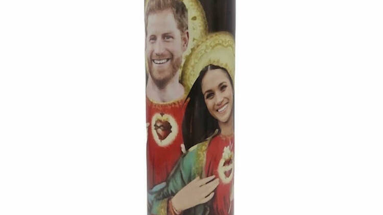 Meghan and Harry candle, $22.50