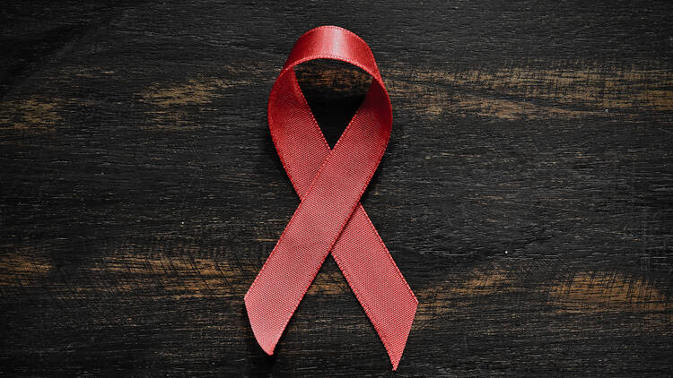 Aids red ribbon