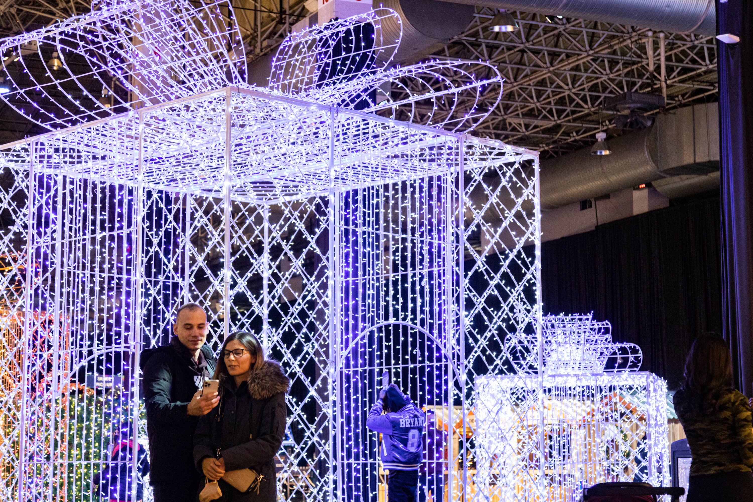 Take a look at the Light Up the Lake indoor display at Navy Pier