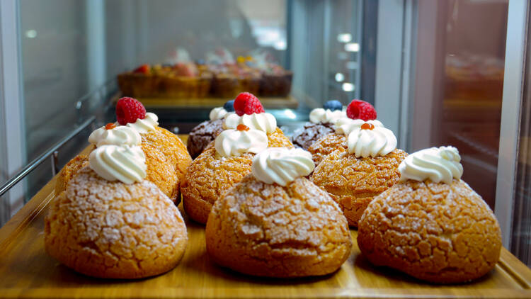 Cream puffs at Sweet Bean