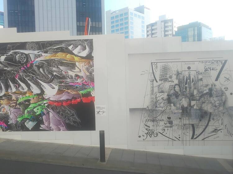渋谷の工事仮囲いに佃弘樹や田中功起ら8人のアーティスト作品が登場 渋谷の工事仮囲いに佃弘樹や田中功起ら8人のアーティスト作品が登場