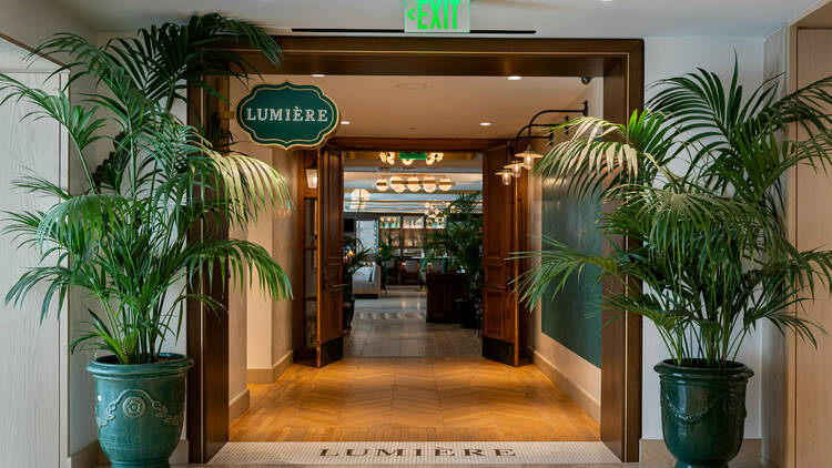 Lumiere lobby entrance at Fairmont Century Plaza