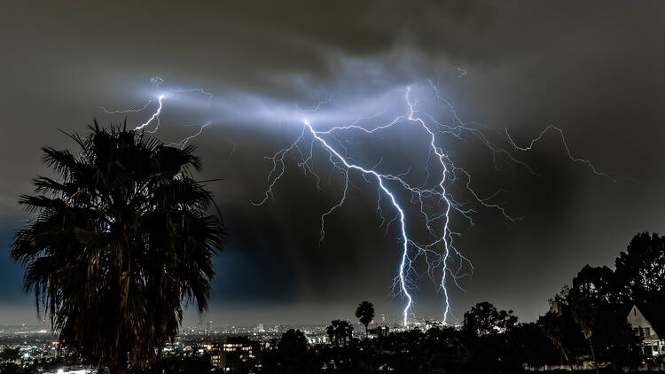 Lightning in Los Angeles