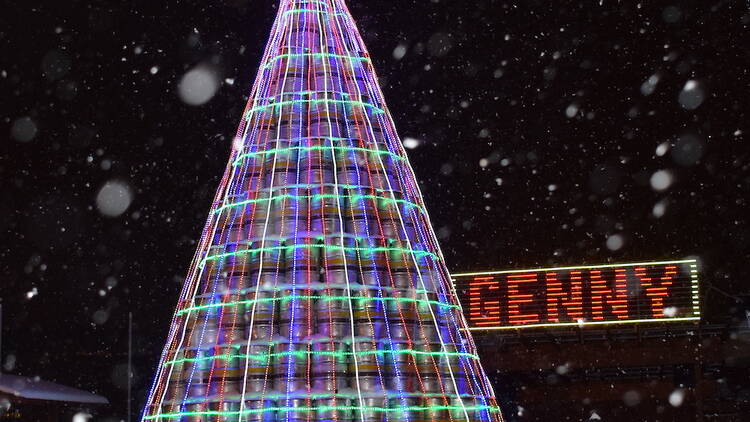 Beer Keg Christmas Tree: Rochester, NY