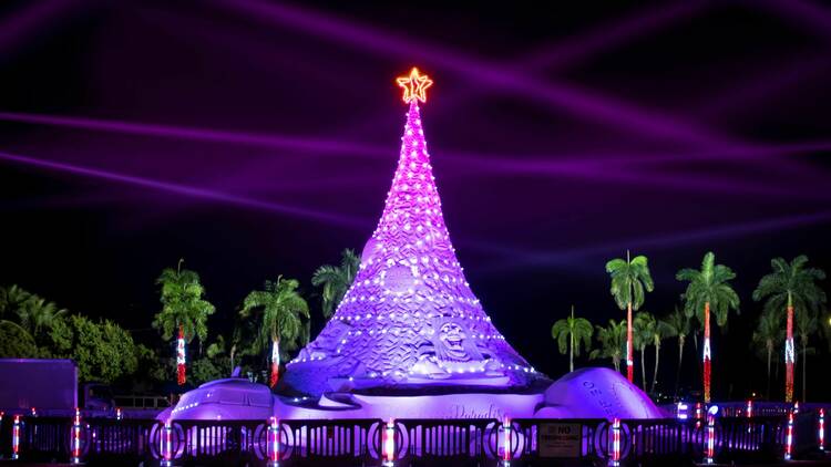 Sand Christmas Tree: West Palm Beach, FL