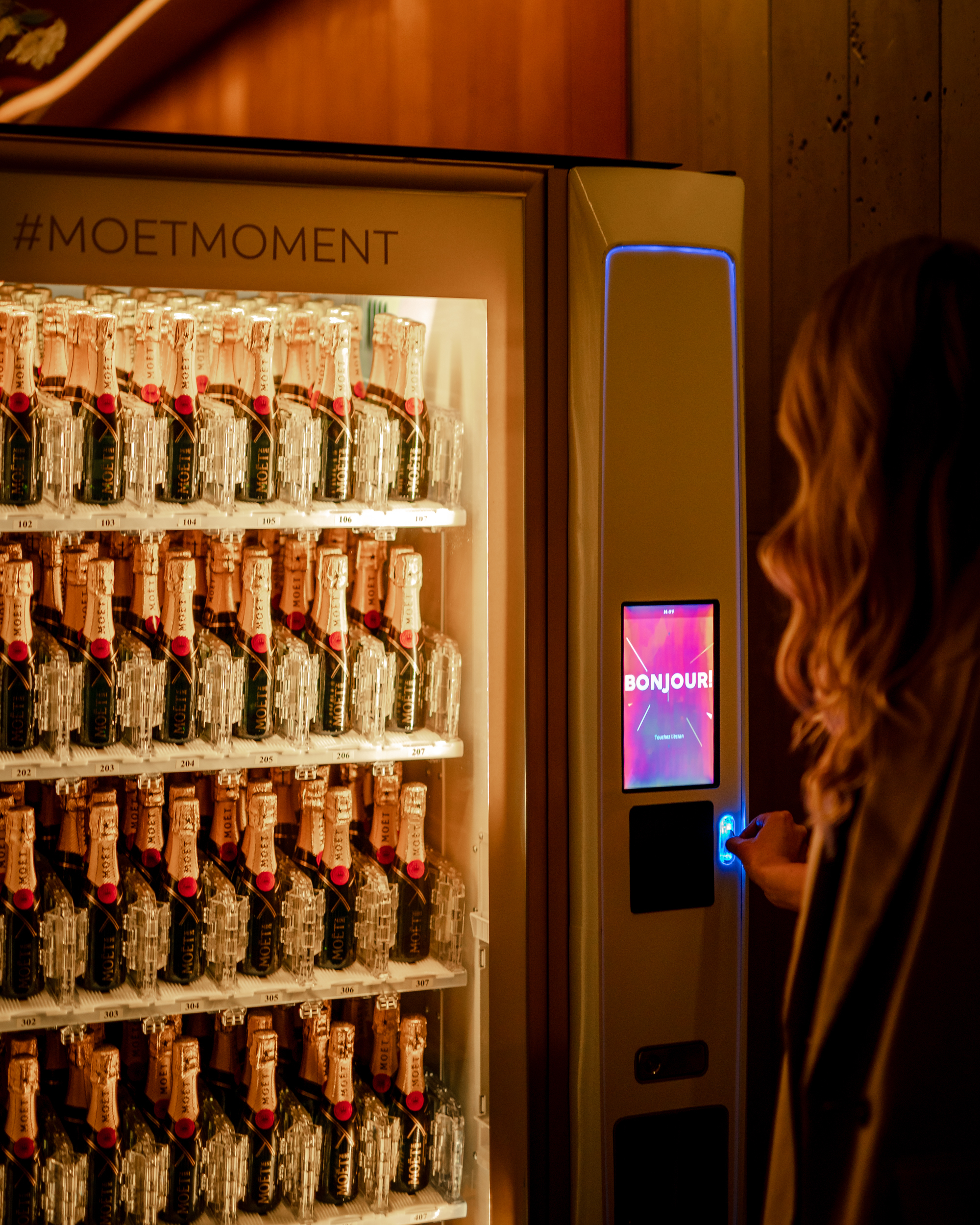 Moet & Chandon Moet & Chandon Champagne Vending Machine