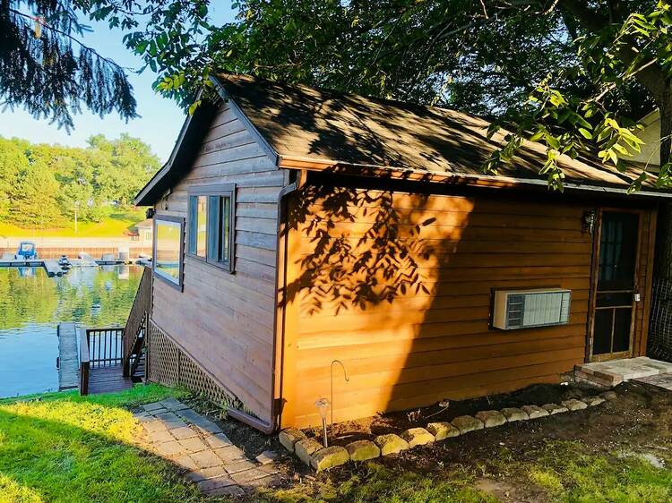 The writer’s cabin in Kenosha