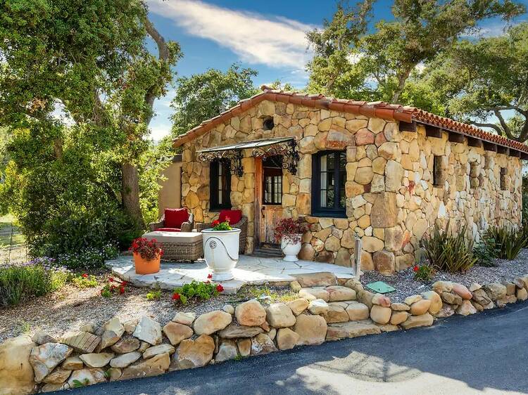 The stone cottage near Solvang