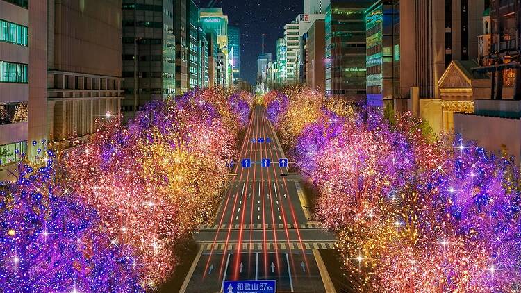 Midosuji Illumination, Osaka